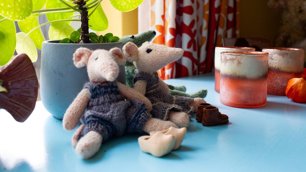 Nu maakt Reina knuffels voor mensen in haar omgeving. 